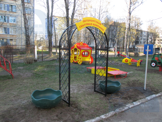 Уличная арка входная "Лиана"